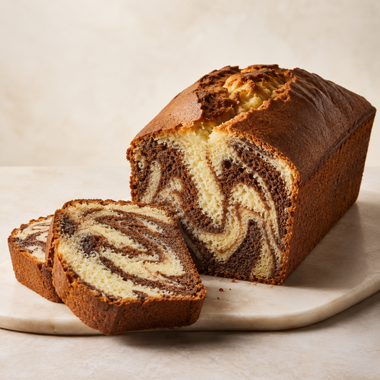 Marble Pound cake [Gluten-Free/ Dairy free]
